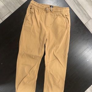 Boys Gap kids twill khaki joggers